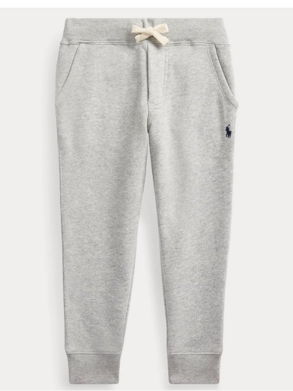 Polo Ralph Lauren Boys Tracksuit Pants Light Grey XL/TG 18-20 Sweatpants Jogger